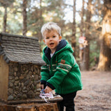 Kids Wave Rider NZ Wool Jacket - Green