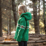 Kids Wave Rider NZ Wool Jacket - Green