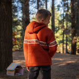 Kids Wave Rider NZ Wool Jacket - Orange