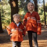 Kids Wave Rider NZ Wool Jacket - Orange