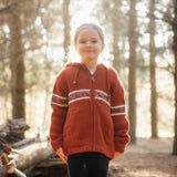 Kids Wave Rider NZ Wool Jacket - Orange