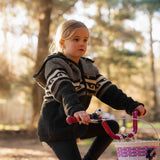 Kids Whale Bay NZ Wool Jacket - Charcoal