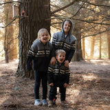 Kids Whale Bay NZ Wool Jacket - Charcoal