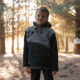 Kids Woodville Stitch NZ Wool Jersey - Grey
