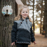 Kids Woodville Stitch NZ Wool Jersey - Grey