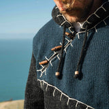 Mens Woodville Stitch NZ Wool Jersey - Navy