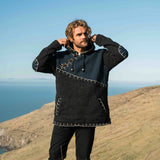 Mens Woodville Stitch NZ Wool Jersey - Navy