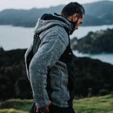 Men's Alpine NZ Wool Jacket - Charcoal