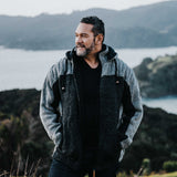 Men's Alpine NZ Wool Jacket - Charcoal