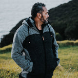 Men's Alpine NZ Wool Jacket - Charcoal