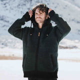 Mens Punakaiki NZ Wool Jacket - Forest