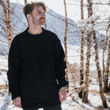 Men's Weekender NZ Wool Jersey - Black