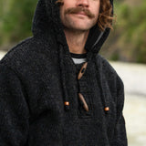 Men's Coastal NZ Wool Jersey - Charcoal