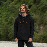 Men's Coastal NZ Wool Jersey - Charcoal