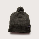 Merino Pom Pom Beanie - Forest