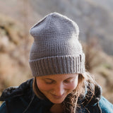 Merino Wool Fisherman Beanie - Grey