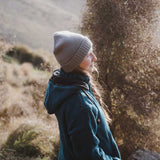 Merino Wool Fisherman Beanie - Grey