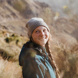 Merino Wool Fisherman Beanie - Grey
