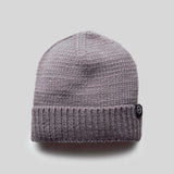 Merino Wool Fisherman Beanie - Grey