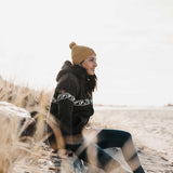 Merino Pom Pom Beanie - Mustard
