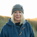 Merino Wool Fisherman Beanie - Slate