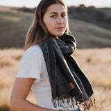 Sherpa Scarf/Shawl - Black