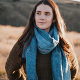 Sherpa Scarf/Shawl - Ocean