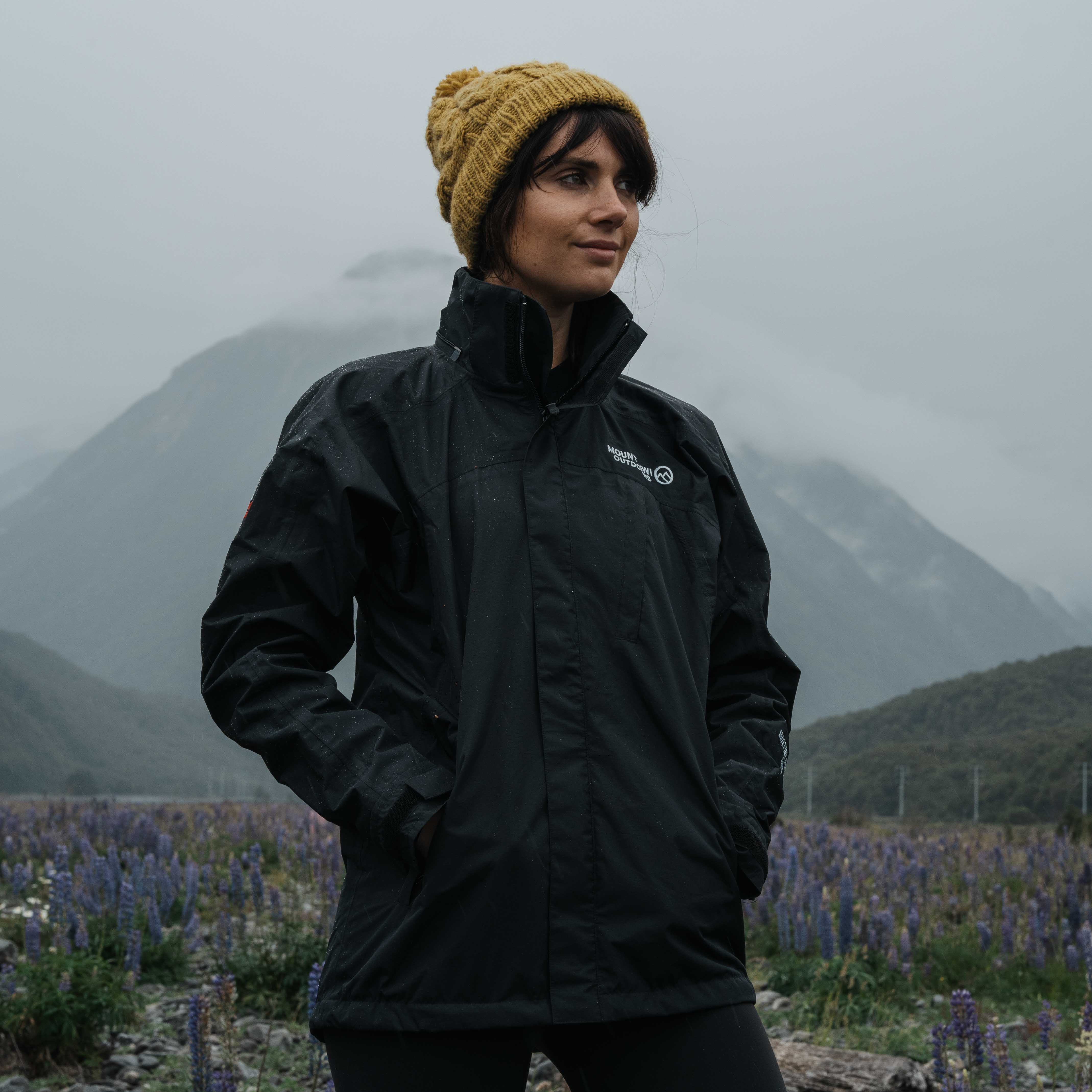 Ventura Waterproof Rain Jacket Womens Black – Mount Kiwi
