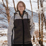 Womens Alpine NZ Wool Jacket - Brown