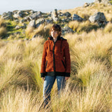 Women's Punakaiki NZ Wool Jacket - Burnt Orange