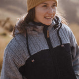 Women's Alpine NZ Wool Jacket - Charcoal