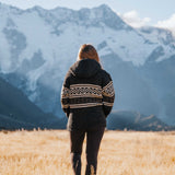 Women's Te Anau NZ Wool Jacket - Charcoal