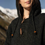 Women's Coastal NZ Wool Jersey - Charcoal