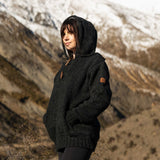Women's Coastal NZ Wool Jersey - Charcoal