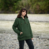 Women's Coastal NZ Wool Jersey - Forest