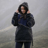Womens Woodville Stitch NZ Wool Jersey - Navy
