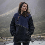Womens Woodville Stitch NZ Wool Jersey - Navy