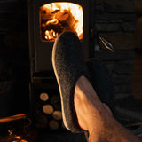 NZ Wool Slippers - Charcoal