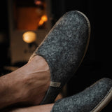 NZ Wool Slippers - Grey
