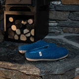 NZ Wool Slippers - Petrol