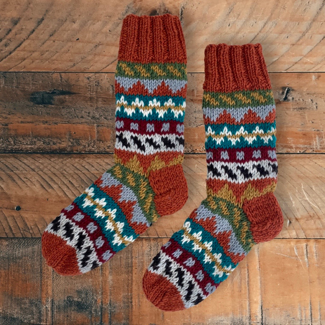 Knitted Wool Arrowtown Socks