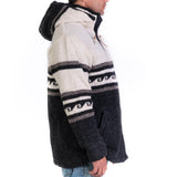 Men's Whale Bay NZ Wool Jacket - Cream Mix