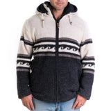 Men's Whale Bay NZ Wool Jacket - Cream Mix