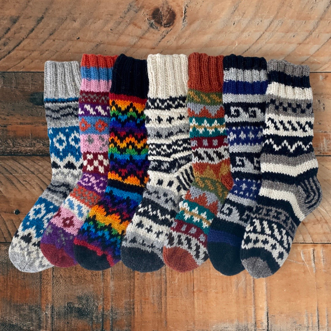 Accessories: Wool House Socks