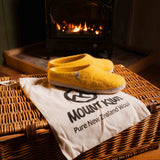 NZ Wool Slippers - Yellow