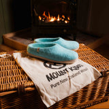 NZ Wool Slippers - Aqua
