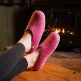 NZ Wool Slippers - Pink