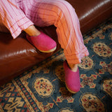 NZ Wool Slippers - Pink