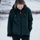 Women's Punakaiki NZ Wool Jacket - Forest