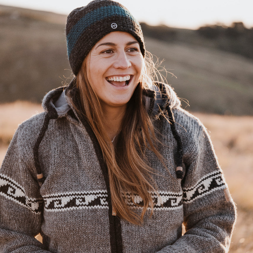 Raglan Wave Women - Stone Grey